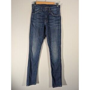 Levi's 606 Womens Orange Tab Big E Mid Rise Slim Fit Jeans Sz 26 Western Classic